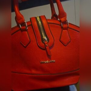 Michael Kors Bold Red Satchel
